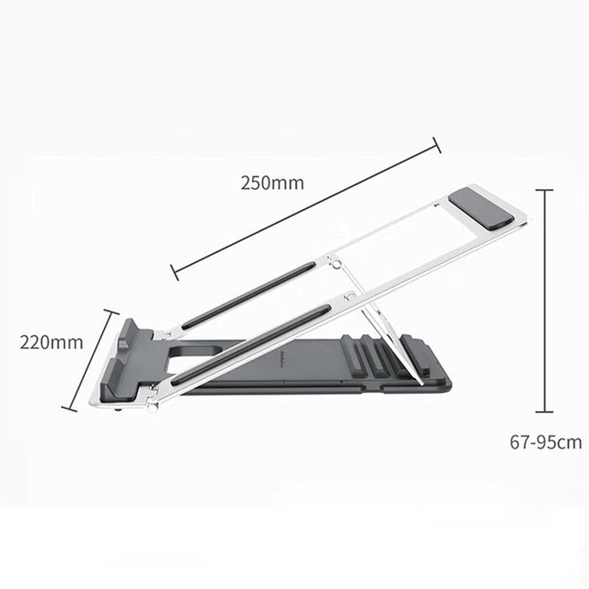 Lenovo Thinkplus L20 Desktop Laptop Stand - Silver-1915196879956742145