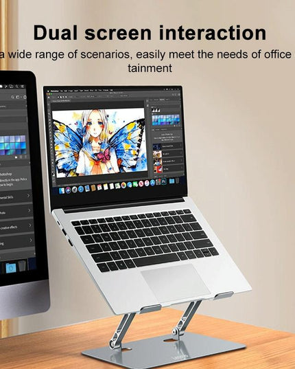 Upgrade Your Workspace With Lenovo Thinkplus Laptop Holder - Silver-1915197145238081542