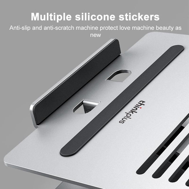 Lenovo Thinkplus Laptop Stand - Silver Desktop Compatible-1915196843621486596