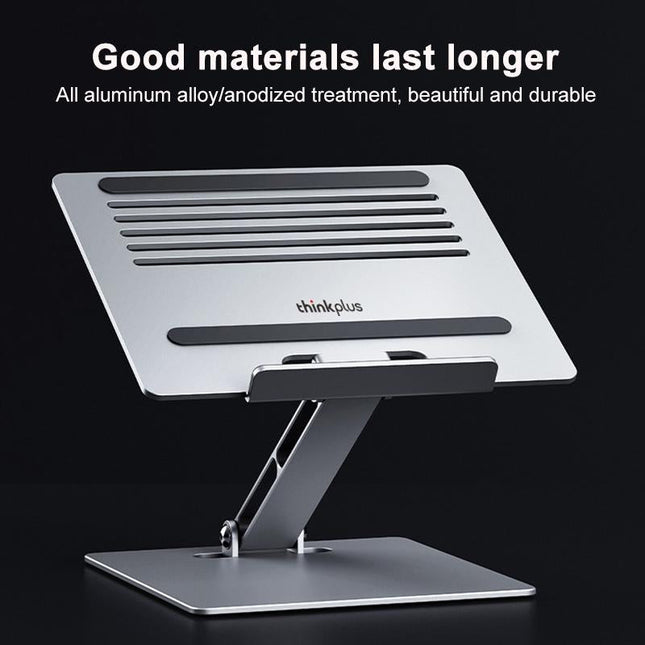 Lenovo Thinkplus Laptop Stand - Silver Desktop Compatible-1915196843621486597