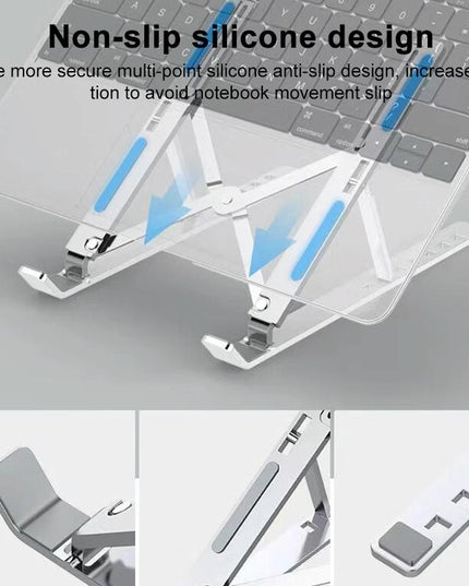 Lenovo Thinkplus Folding Laptop Stand - Silver-1915196918229766145