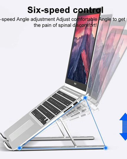 Lenovo Thinkplus Folding Laptop Stand - Silver-1915196918229766147