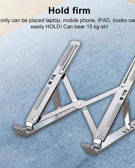 Lenovo Thinkplus Folding Laptop Stand - Silver-1915196918229766149