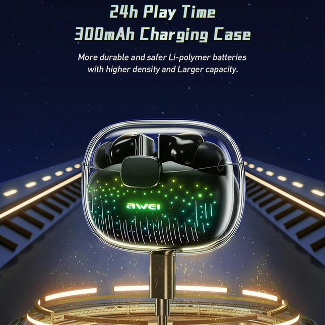 Black Tws Gaming Bluetooth Earbuds - T52-1915196808242532355