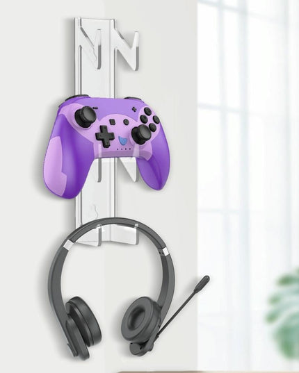 Acrylic Wall Mount For Game Controller And Headphones-1915197416756350980