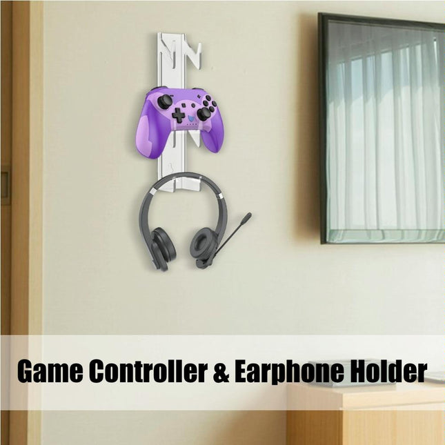 Acrylic Wall Mount For Game Controller And Headphones-1915197416756350981