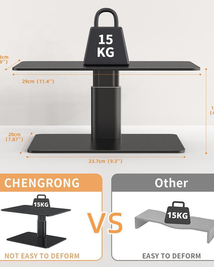 Aluminum Computer Screen Bracket - Black By Lenuo-1915196965809950724