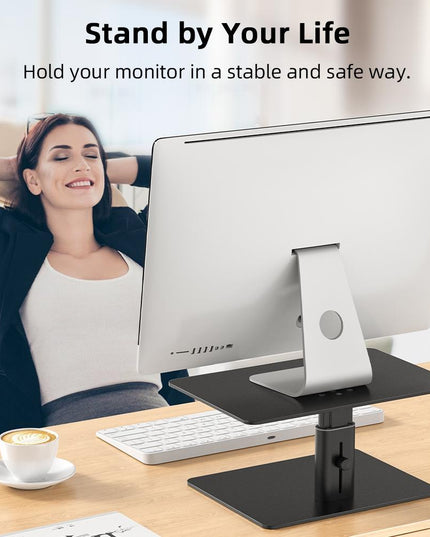 Aluminum Computer Screen Bracket - Black By Lenuo-1915196965809950725