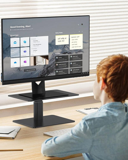 Aluminum Computer Screen Bracket - Black By Lenuo-1915196965809950726