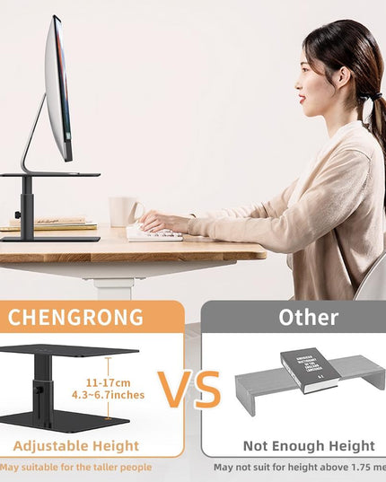 Aluminum Computer Screen Bracket - Black By Lenuo-1915196965809950727