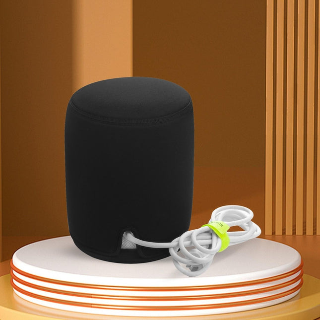 Black Dustproof Case For Homepod / Mini 2 Speaker With Anti-Slip Pad-1915196929910902789