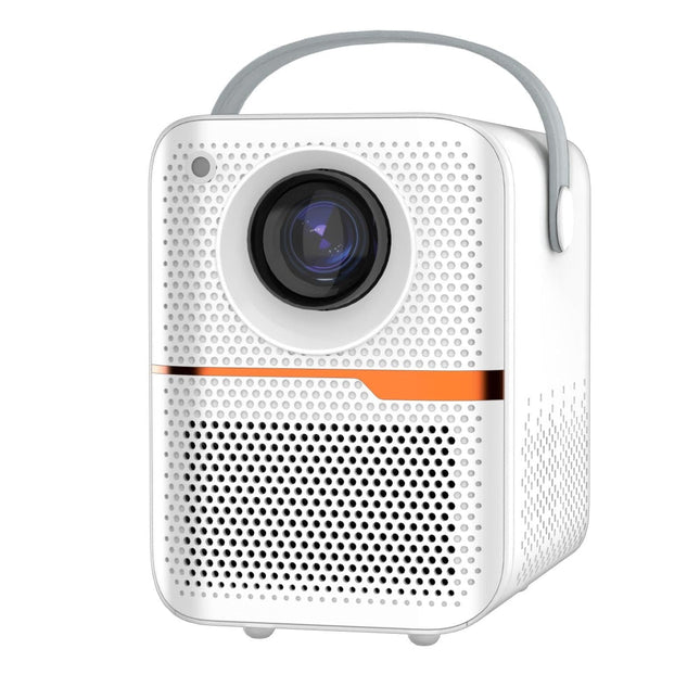 Portable Wifi Projector With Android 10 Os And Hd Display - White-1915196654219300864