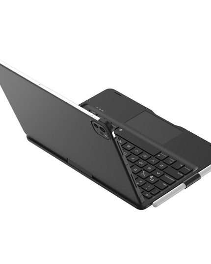 360 Degree Rotating Bluetooth Keyboard Leather Case For Ipad Pro 11 With Backlight - Black-1915197148748713987