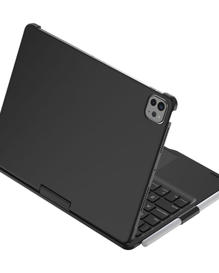 360 Degree Rotating Bluetooth Keyboard Leather Case For Ipad Pro 11 With Backlight - Black-1915197148748713989