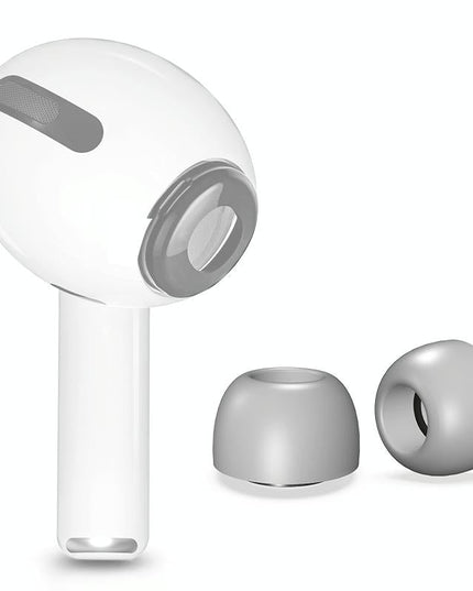 6 Pairs Wireless Earphone Earplugs For Airpods Pro With Storage Box - White-1915196916484935683