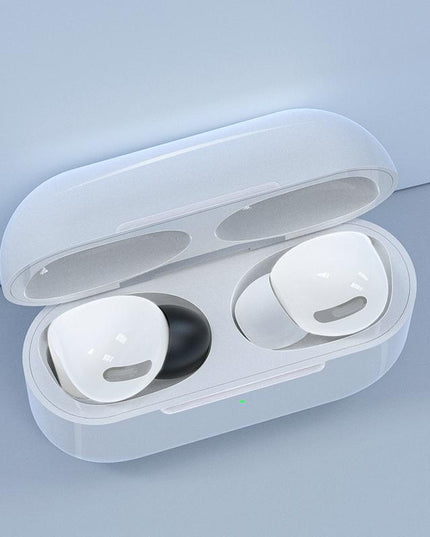6 Pairs Wireless Earphone Earplugs For Airpods Pro With Storage Box - White-1915196916484935686