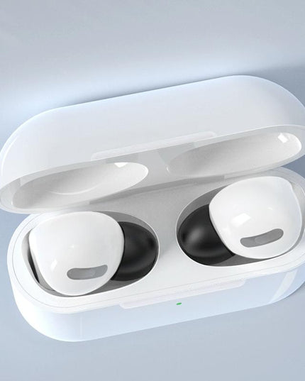 6 Pairs Wireless Earphone Earplugs For Airpods Pro With Storage Box - White-1915196916484935687