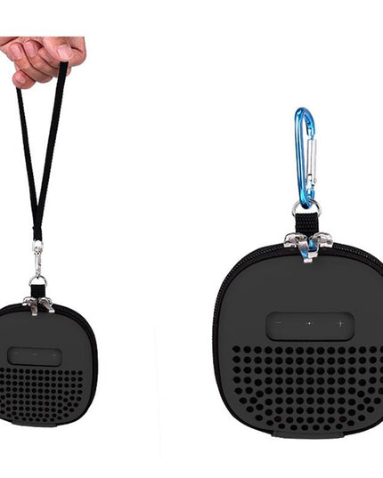 Shockproof Eva Bag For Bose Soundlink Micro Speaker - Portable With Rope & Metal Buckle Black-1915196748809244676