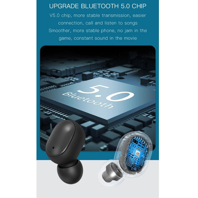 Wireless Bluetooth Earphones With Digital Display & Charging Box - H6 Tws-1915197206844018696