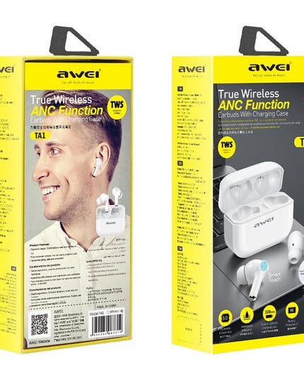 Waterproof Tws Headset With Anc & Charging Case - Ta1 Bluetooth V5.0-1915197596352253954