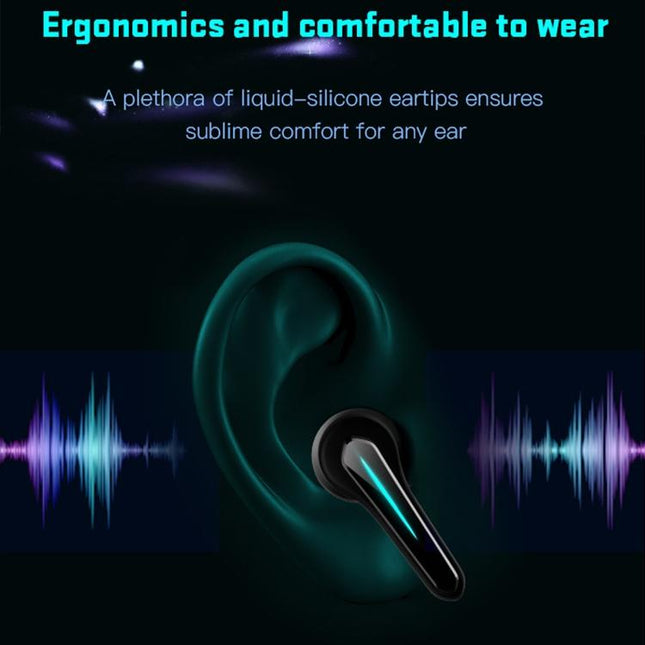 Wireless Gaming Earphones With Low Latency - Black-1915196796032913411