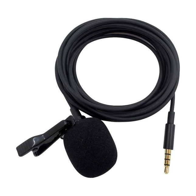 Clip-On Lavalier Microphone For Mobile Phones - 1.2M - Black-1915196769491357698
