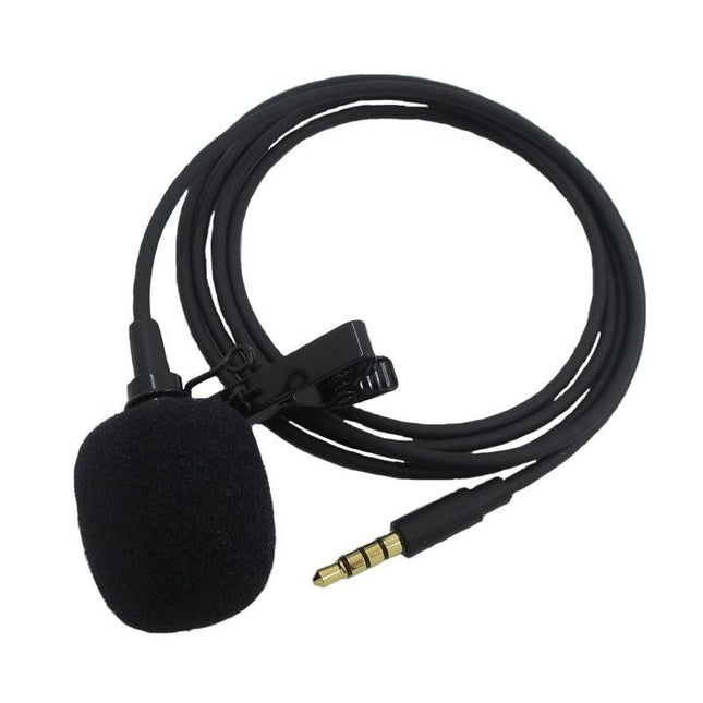 Clip-On Lavalier Microphone For Mobile Phones - 2.5M - Black-1915196782283984899