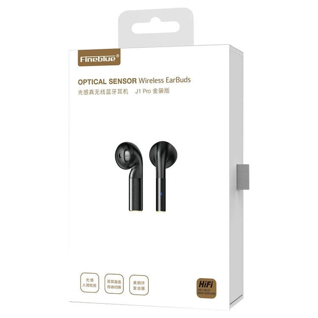Wireless Bluetooth 5.0 Earphones - J1 Pro - Black-1915196805415571462