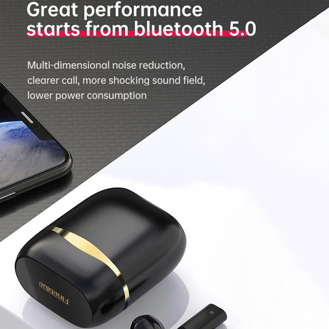 Wireless Bluetooth 5.0 Earphones - J1 Pro - Black-1915196805415571465