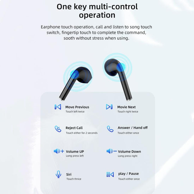 Wireless T28P Bluetooth V5.0 Tws Sports Headset With Led Display And Charging Case-1915196798759211014