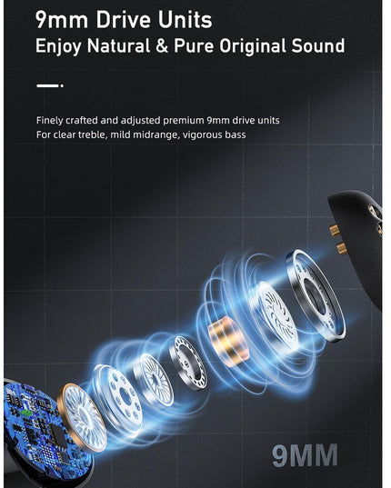 Wireless Active Noise Reduction Earphones - Black-1915196709240180739