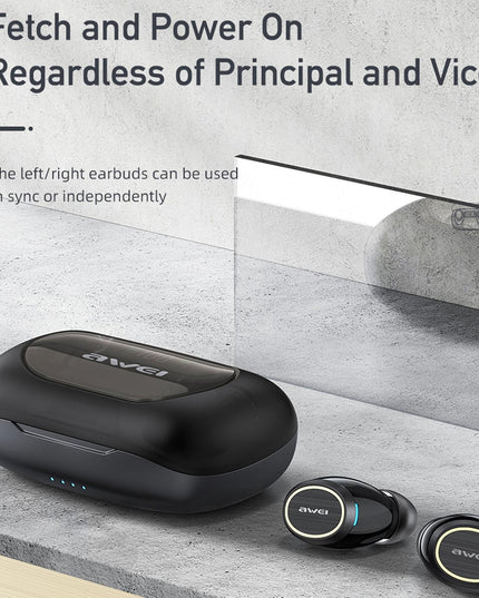 Wireless Active Noise Reduction Earphones - Black-1915196709240180742