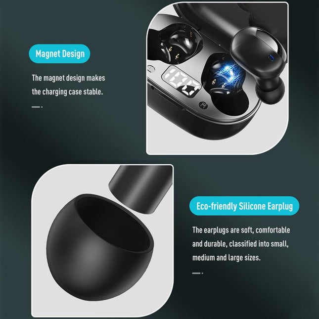 Mini Bluetooth Earphones With Magnetic Charging Box - Eb62-1915197059431010309