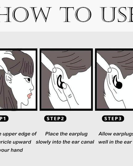 Silicone Earplugs For Sleeping - Shark Fin Design-1915197732994289671