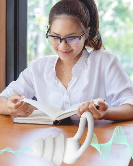 Silicone Earplugs For Sleeping - Shark Fin Design-1915197732994289672