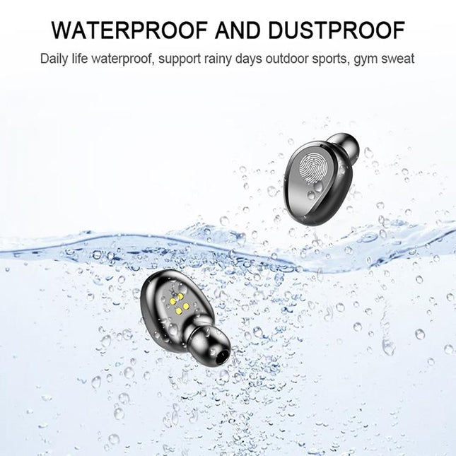 Wireless Bluetooth Headset With Touch Control And Charging Case - V5.0-1915198389801324551