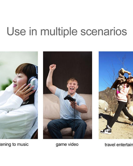 Oval Leather Headphone Case For Brainwavz Hm5 / Philips Shp9500 - White-1915196630110441477