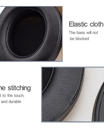 2-Pack Replacement Earpads For Razer Kraken 7.1 V2 Pro Headphones - Black Sponge Cover-1915198113577046019