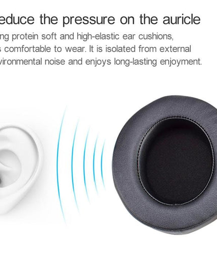 2-Pack Replacement Earpads For Razer Kraken 7.1 V2 Pro Headphones - Grey Sponge Net Cover-1922443446661025792