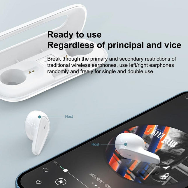 Waterproof Bluetooth 5.0 Earphones With Charging Box - White Deer Series-1915197480841121799