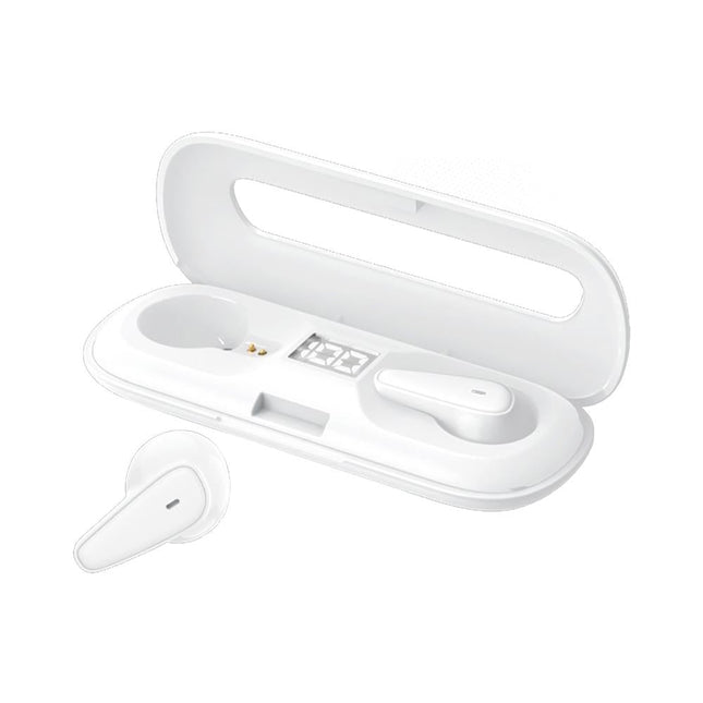 Waterproof Bluetooth 5.0 Earphones With Charging Box - White Deer Series-1915197480841121800