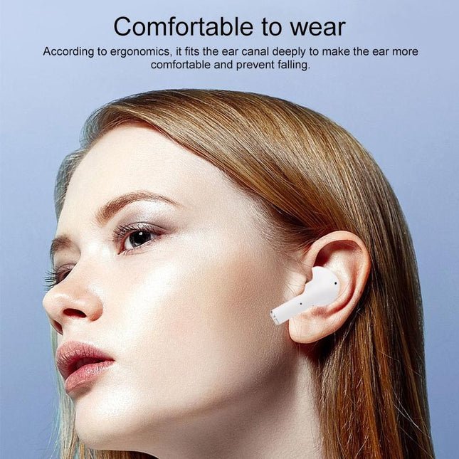 Wireless Bluetooth Earphones With Touch Display - White-1915196624737538051