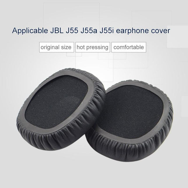 Soft Leather & Foam Earphone Covers For Jbl J55 Headphones - 2 Pack-1915196765620015108