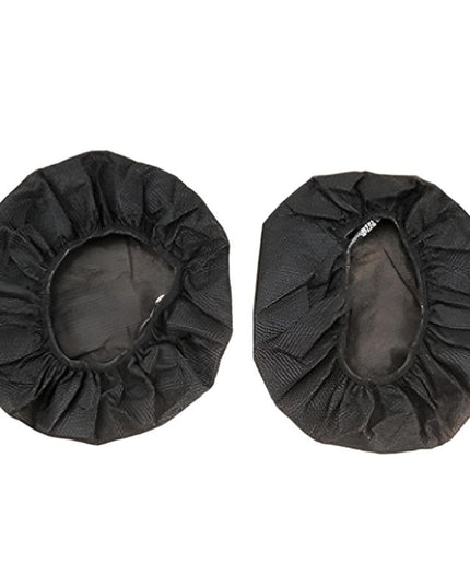 Black Disposable Earphone Earmuffs - Dust & Sweat Proof Breathable-1915196776139329536