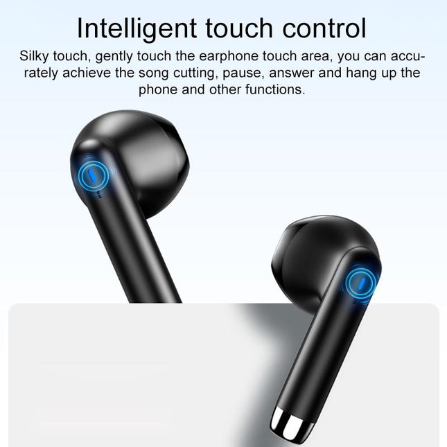 Wireless Bluetooth 5.0 Earphones With Led Display - Black-1915196796813053953