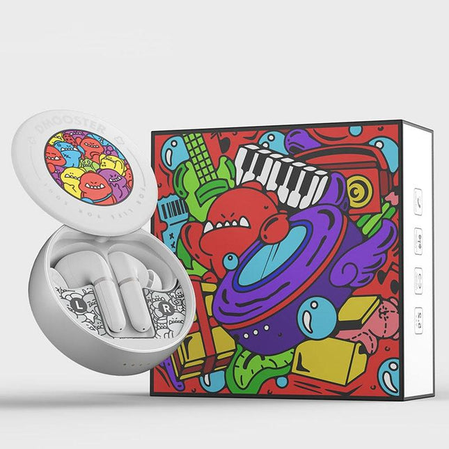 Wireless Bluetooth 5.2 Earphones With Anc & Enc Noise Reduction - White-1915196637286895624