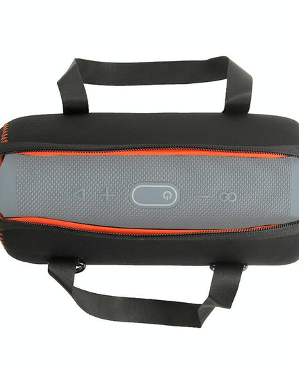 Protective Cover With Strap & Carabiner For Jbl Charge 5 - Black-1915196709688971268