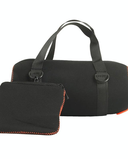 Protective Cover With Strap & Carabiner For Jbl Charge 5 - Black-1915196709688971269