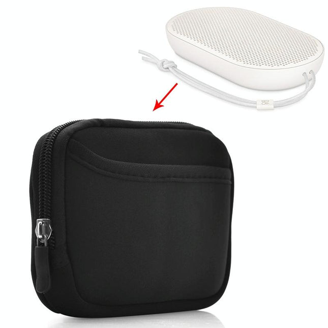 2-Pack Soft Nylon Protective Bags For B & O Beoplay P2 Portable Bluetooth Speaker-1915198048384978944