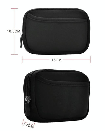 2-Pack Soft Nylon Protective Bags For B & O Beoplay P2 Portable Bluetooth Speaker-1915198048384978947